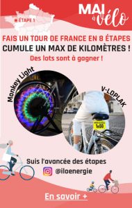 un défi Mai à vélo avec des lots